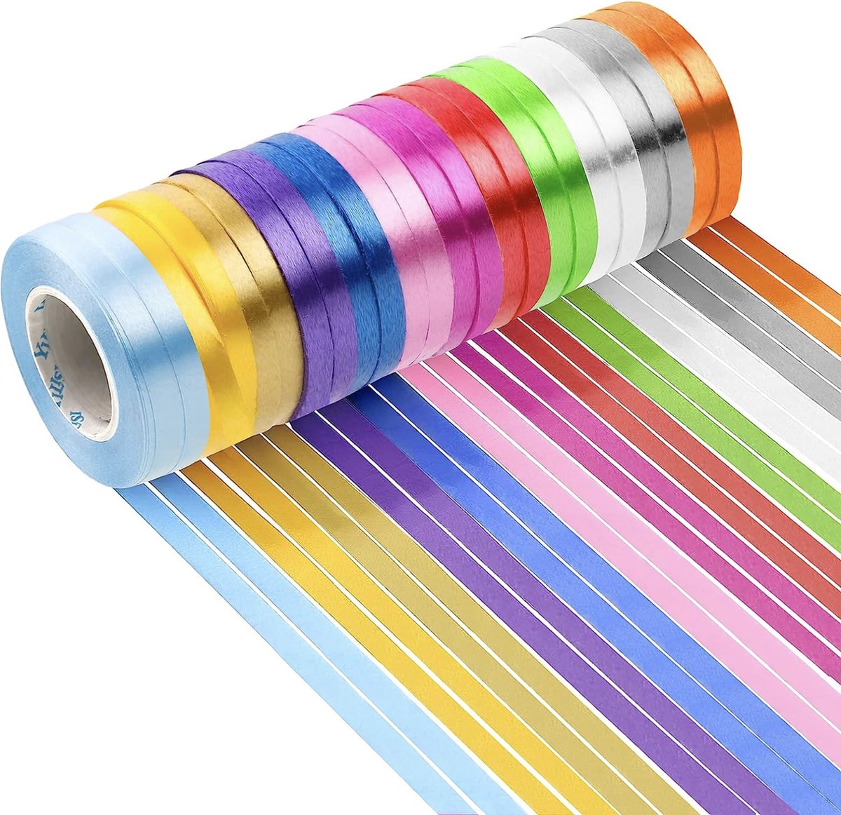 Cadeau lint regenboog set 24 rollen | Op werkdagen voor 16:00 besteld = volgende werkdag verzonden